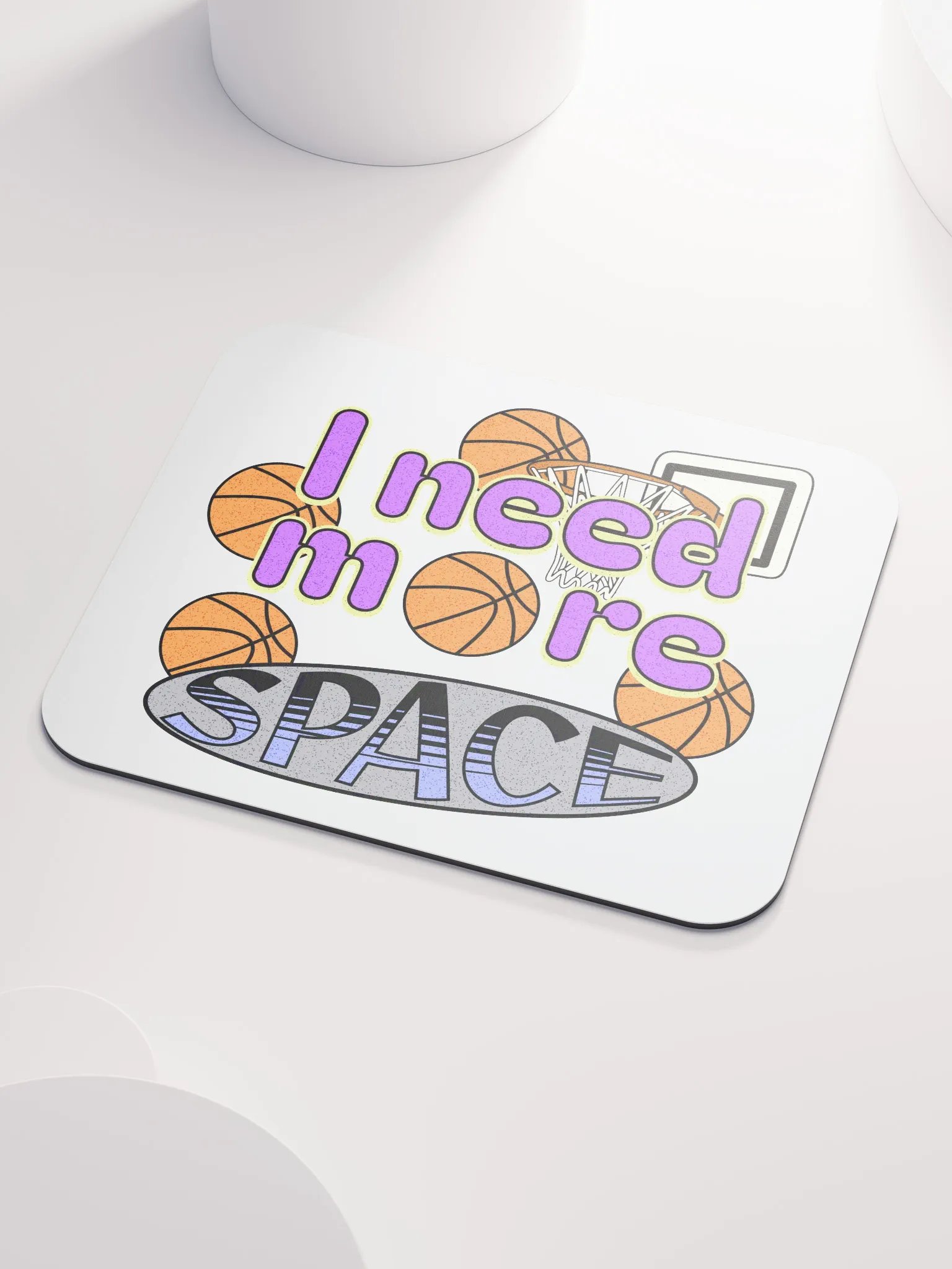 I Need More Space Basketball Jam Mouse Pad product image (3)