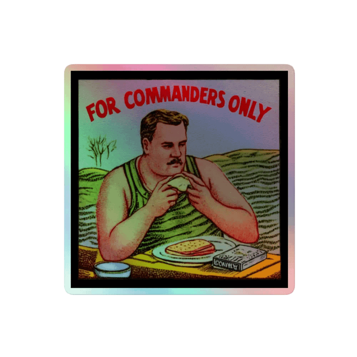 For Commanders Only - Holographic Sticker product image (2)