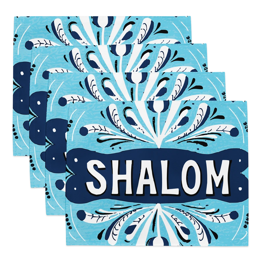 Shalom (Peace) Table Placemat Set product image (3)