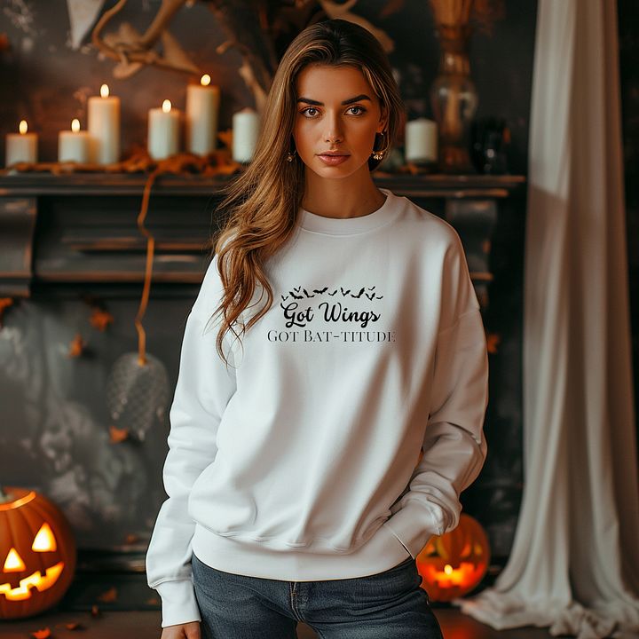 Bat-titude Classic Crewneck product image (1)
