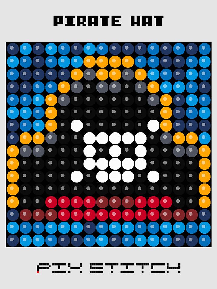 Pirate Hat Pixel Art product image (1)