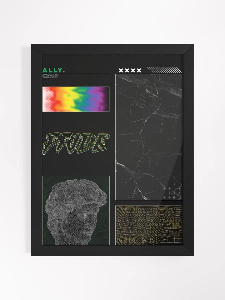 Straight Ally Pride Framed Poster product image (6)