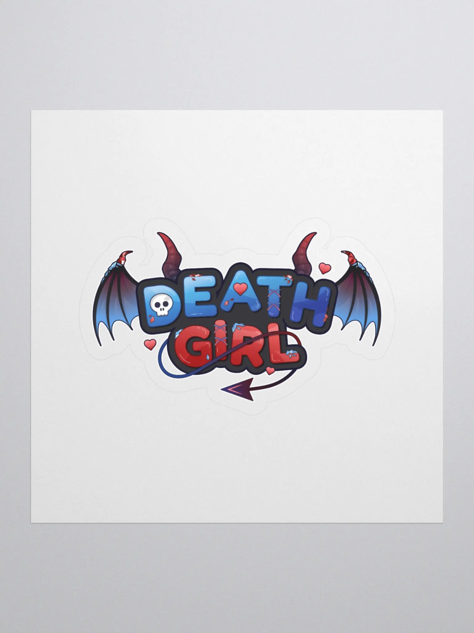 Deathgirl Sticker product image (1)