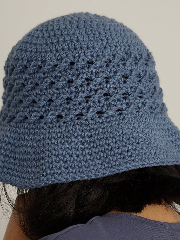 Stylish summer bucket hat pdf pattern product image (1)