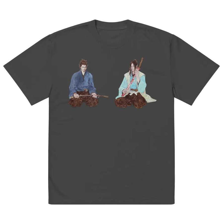 Vagabond Musashi and Kojiro | Oversized Faded T-Shirt product image (5)