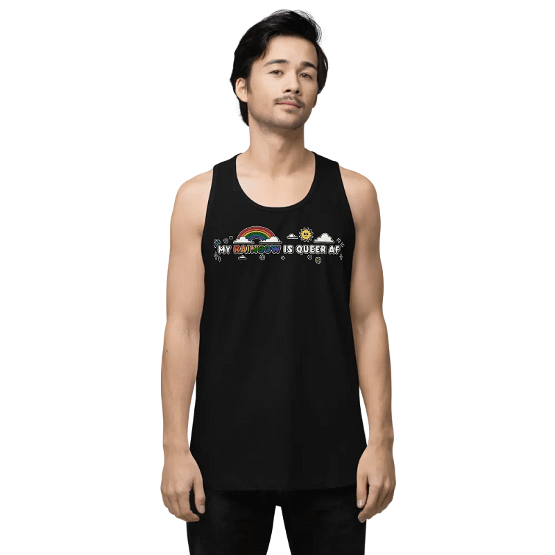 My Rainbow is Queer AF Tank Top