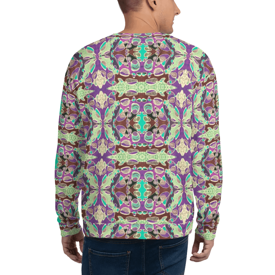 Abstract Patterned Shapes Neurographic Art Unisex Sweatshirt product image (9)
