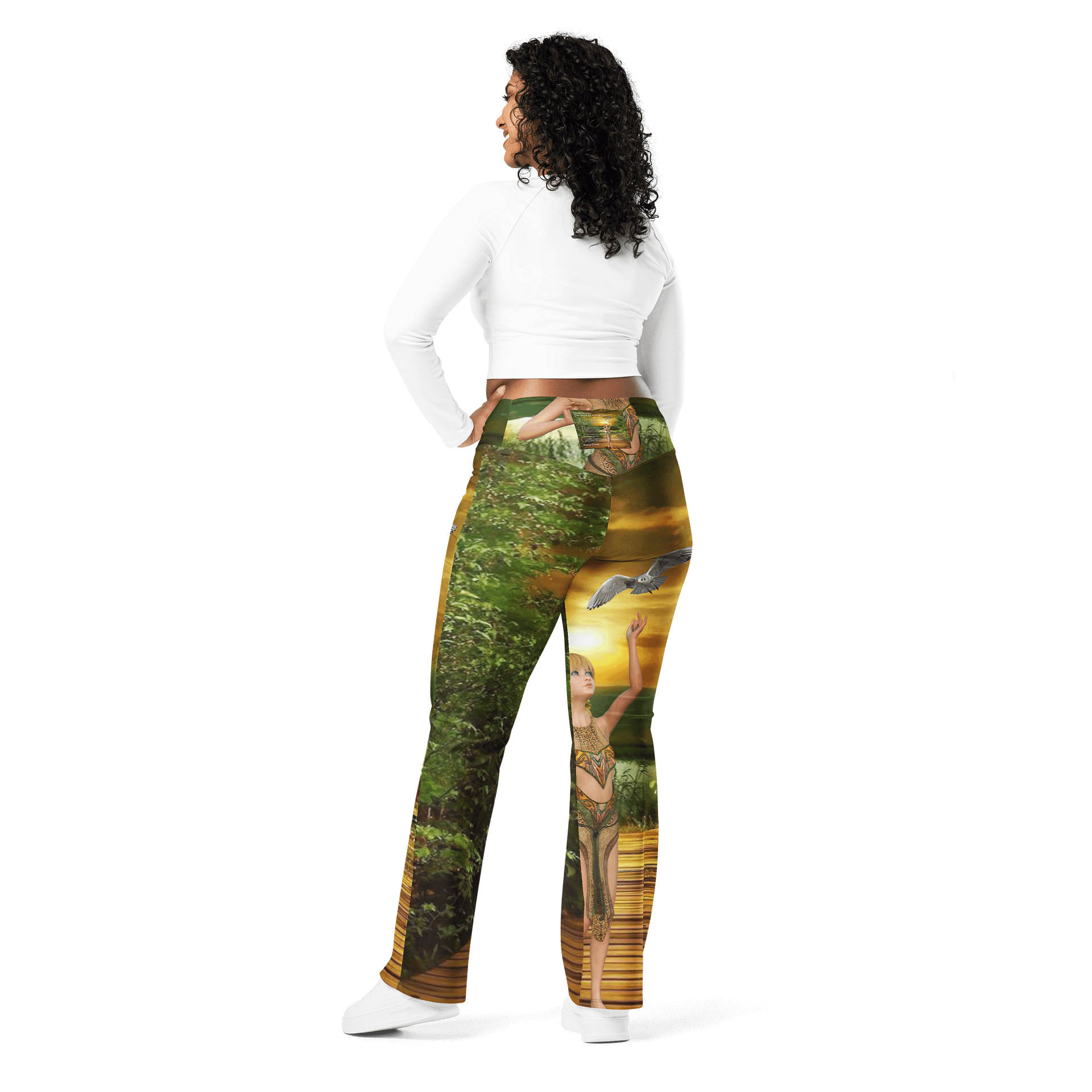 'Elven Stories - The Night of Your Return' Flare Leggings product image (3)