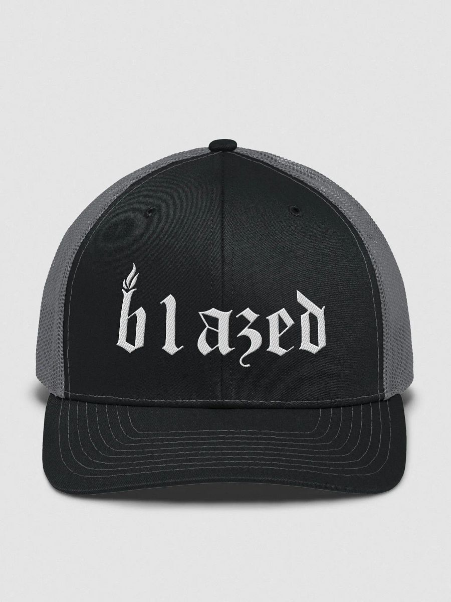 b1azed snapback trucker hat – structured fit with contrast details product image (5)