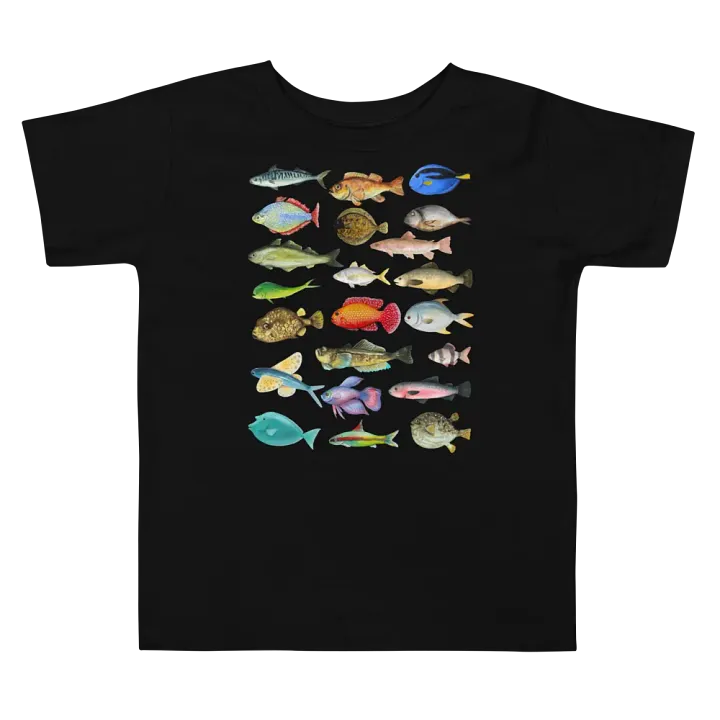 Aquatic Adventures Fish Collage Toddler T-Shirt product image (1)