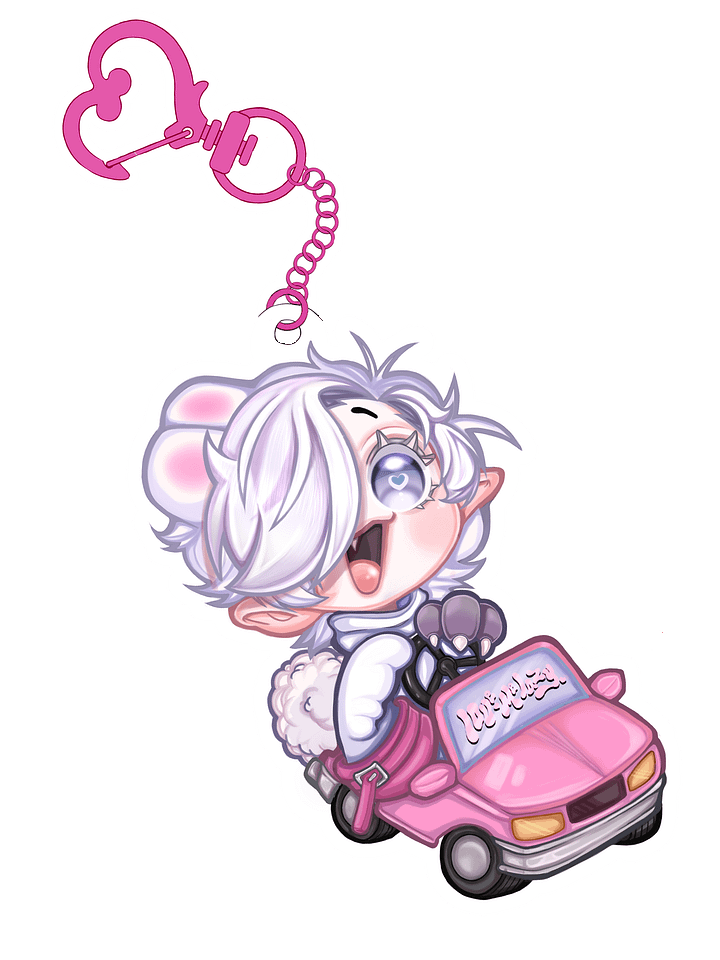 Vroom Vroom Brutus One Month Anni Keychain product image (1)