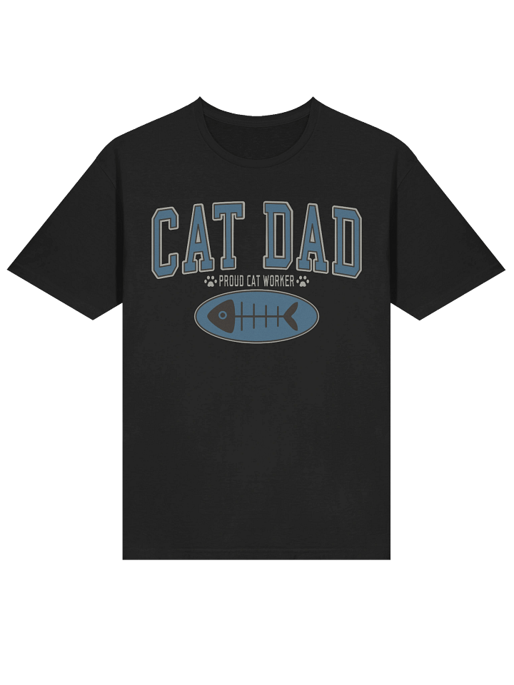 Cat Dad (Proud Cat Worker) 2 - Unisex Adult Super Soft Lightweight T-shirt product image (1)