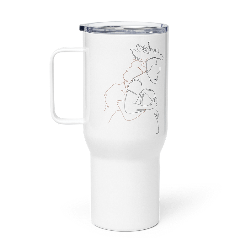 STRONG COFFEE - HARD TACKLES Travel Mug
