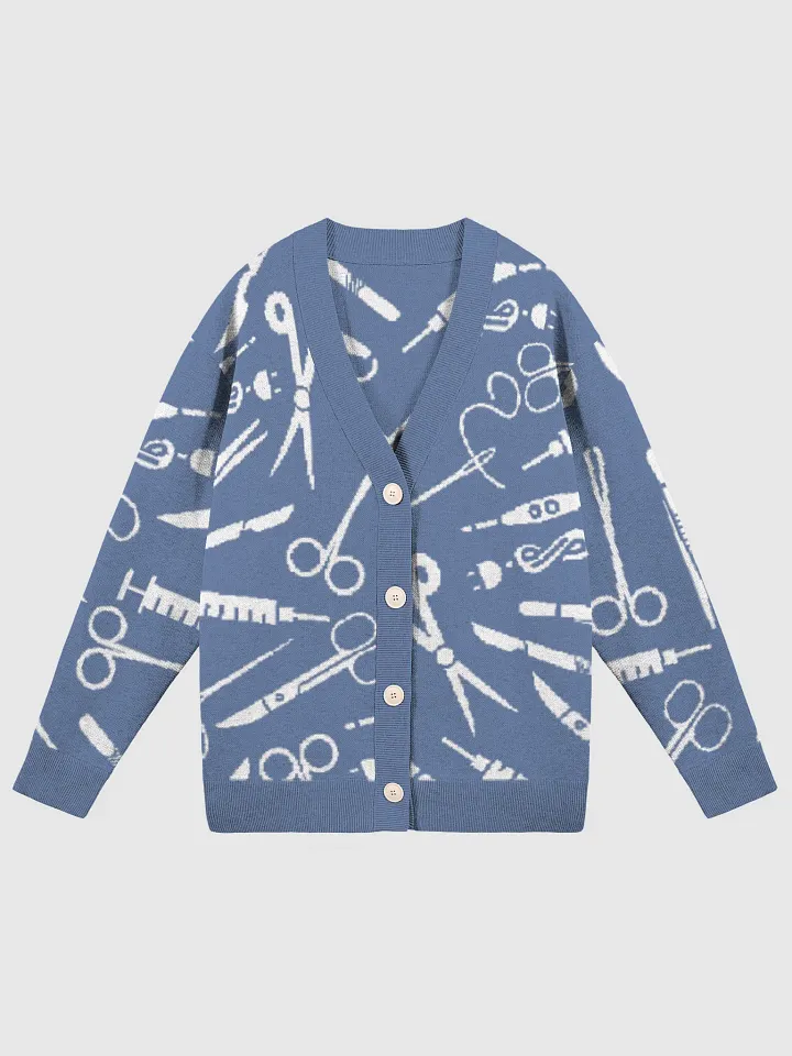 scalpel sweater (blue) product image (1)