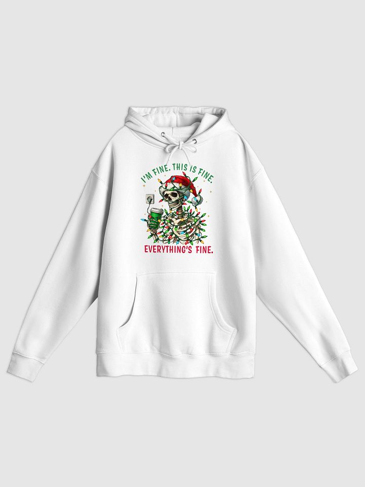 Funny Skeleton Santa Unisex Premium Pullover Hoodie product image (1)