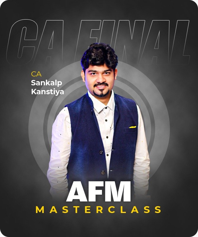 CA Final AFM Master Class By CA Sankalp Kanstiya product image (1)