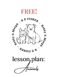 FREE! Animals lesson plan KS2 (ages 3 to 6) product image (1)