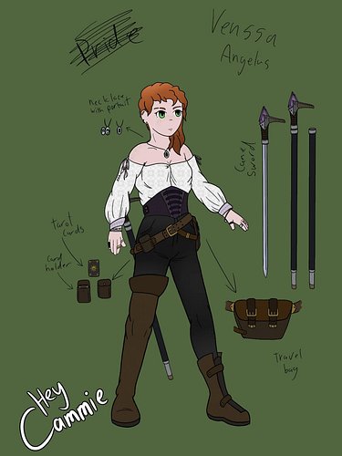 Meet Venessa Angelus aka Pride! My new DnD character, so for campaign two I decided to keep the religious themes going 🤣 so i...