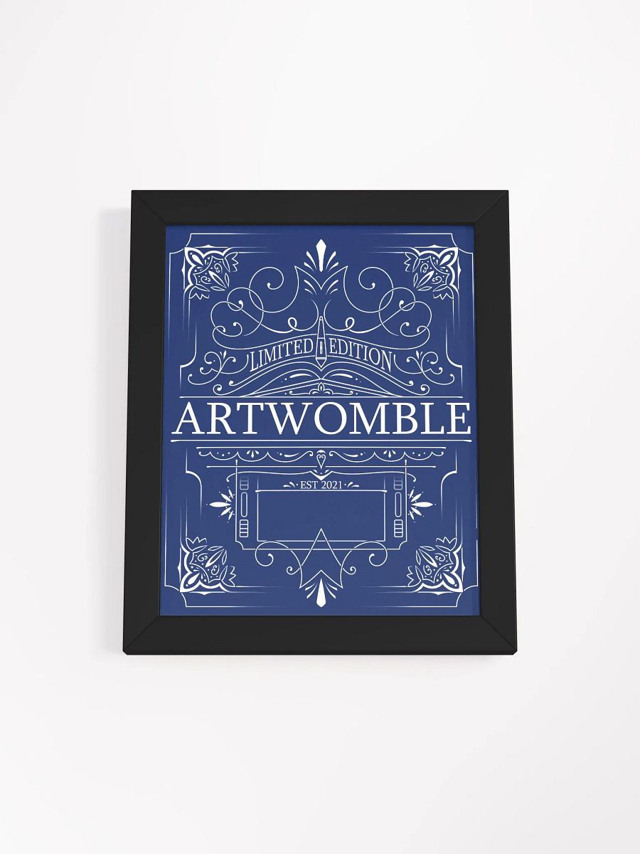 Artwomble Framed Print - Blue product image (2)