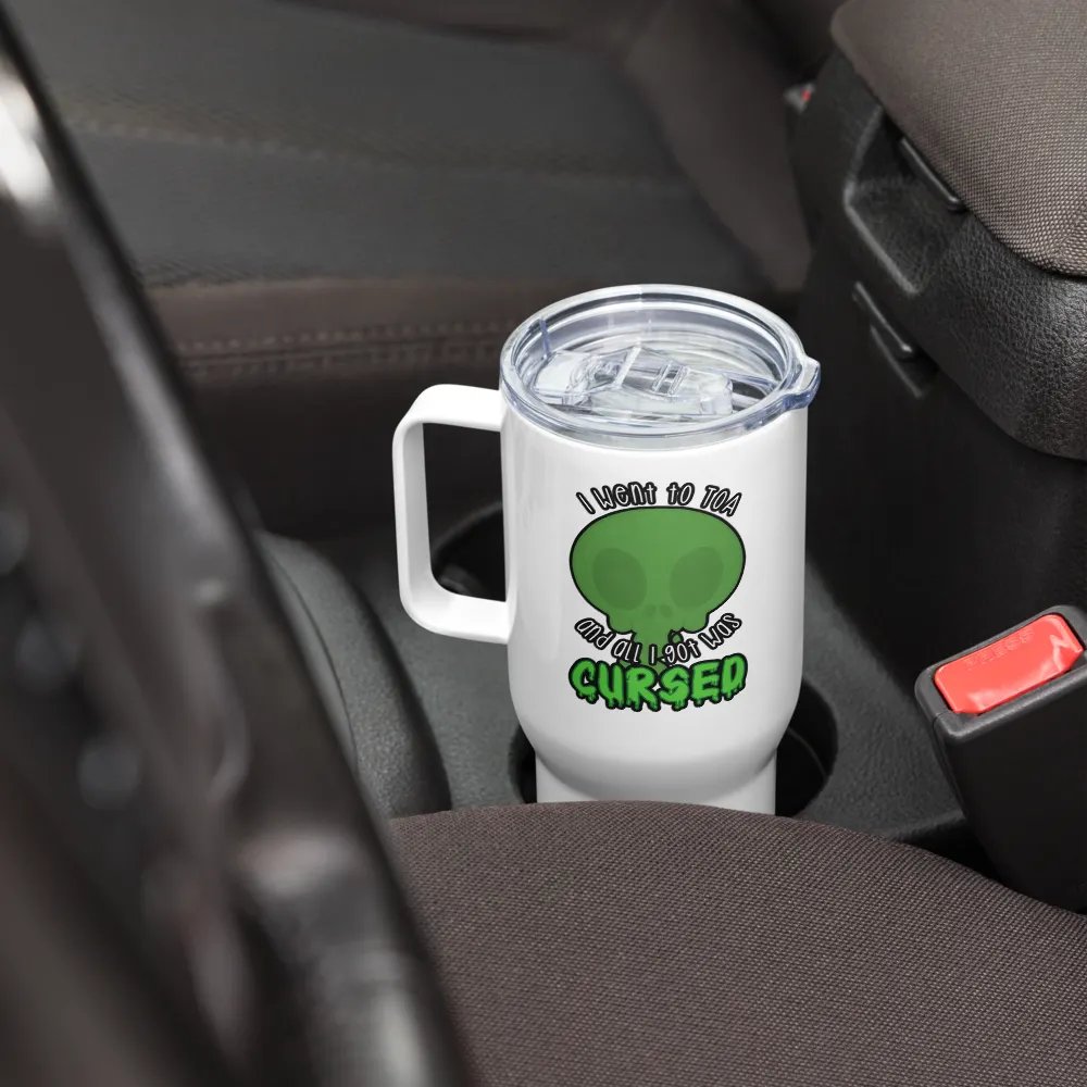 All I Got Was Cursed - Hunter - Travel Mug w/Handle product image (8)