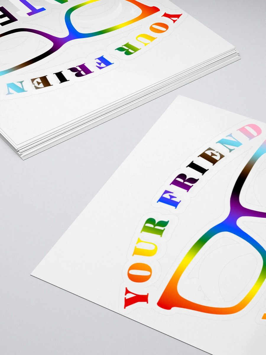 YourFriendYates Pride Logo Sticker product image (7)