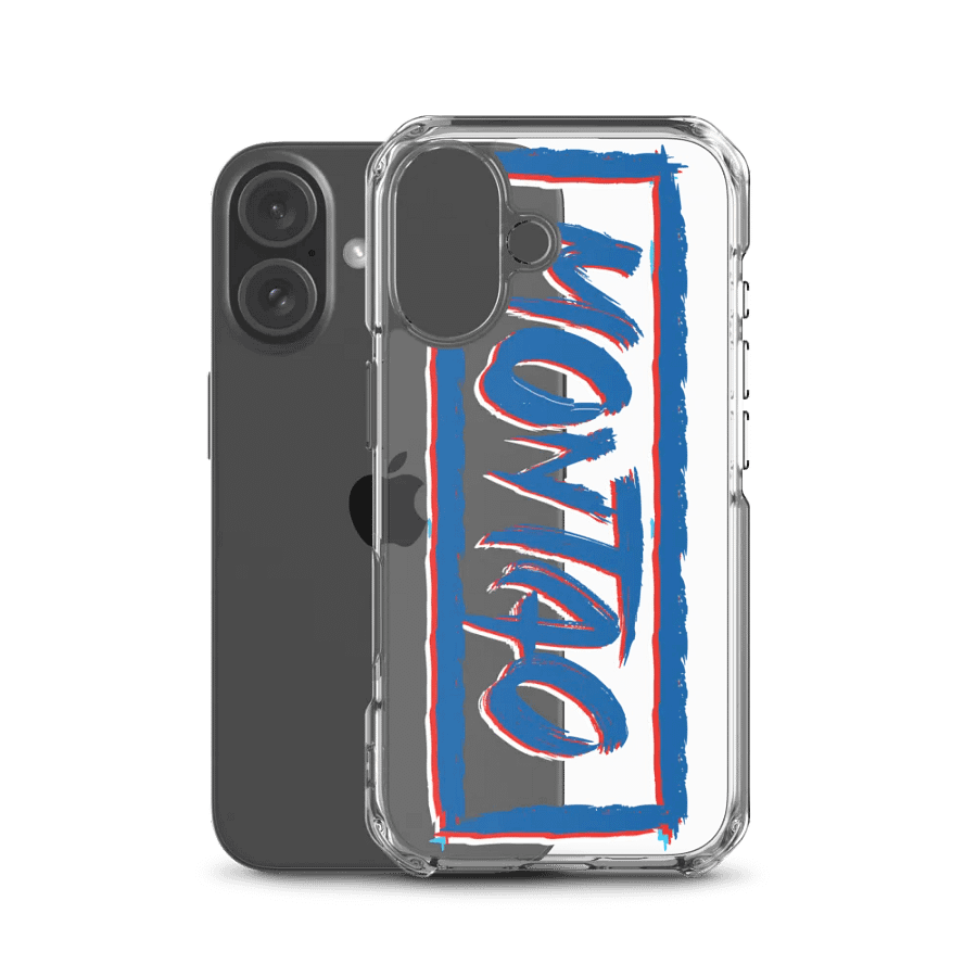 Montao Logo iPhone Case Blue product image (2)
