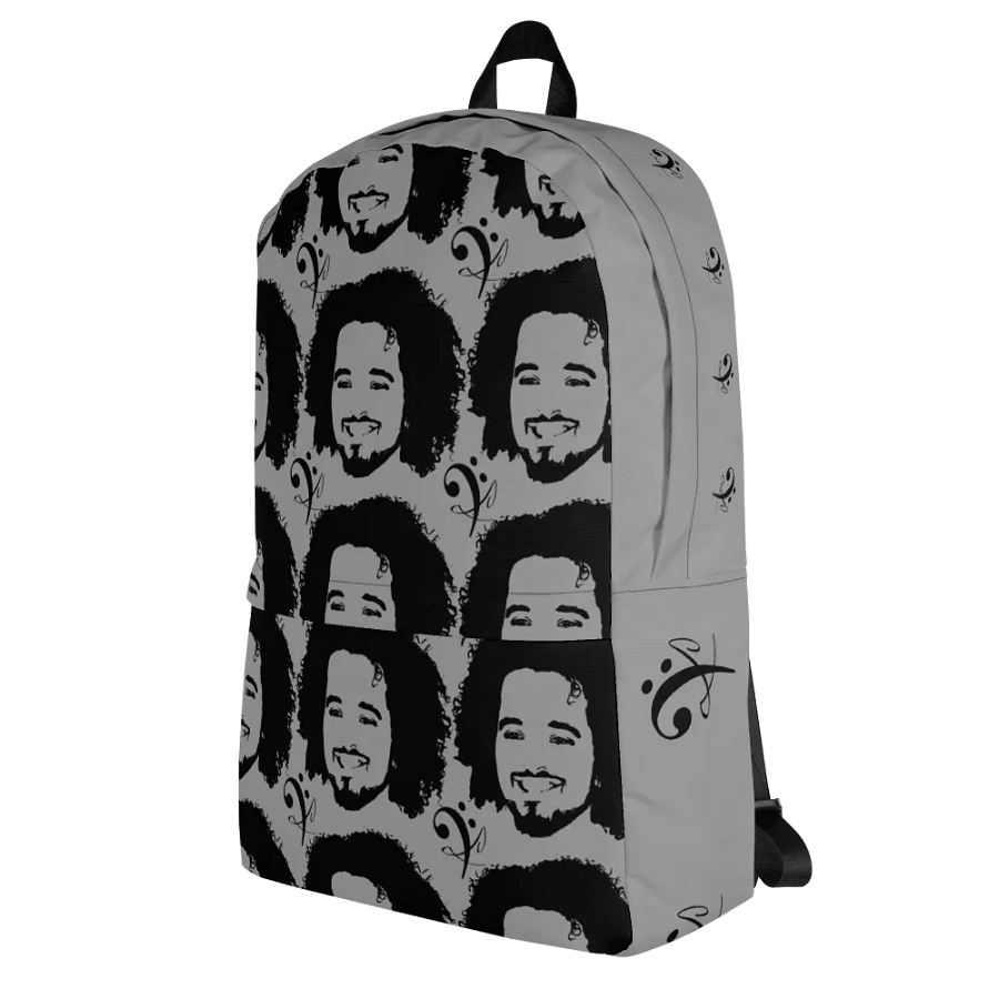 Joe Louis Face & Logo Backpack 01 (Grey) product image (4)