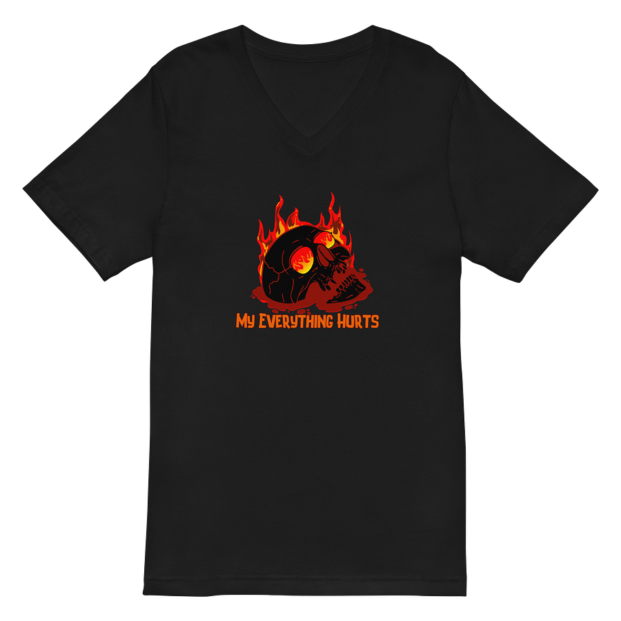 My Everything Hurts! Men's Soft V-Neck (Red) product image (3)