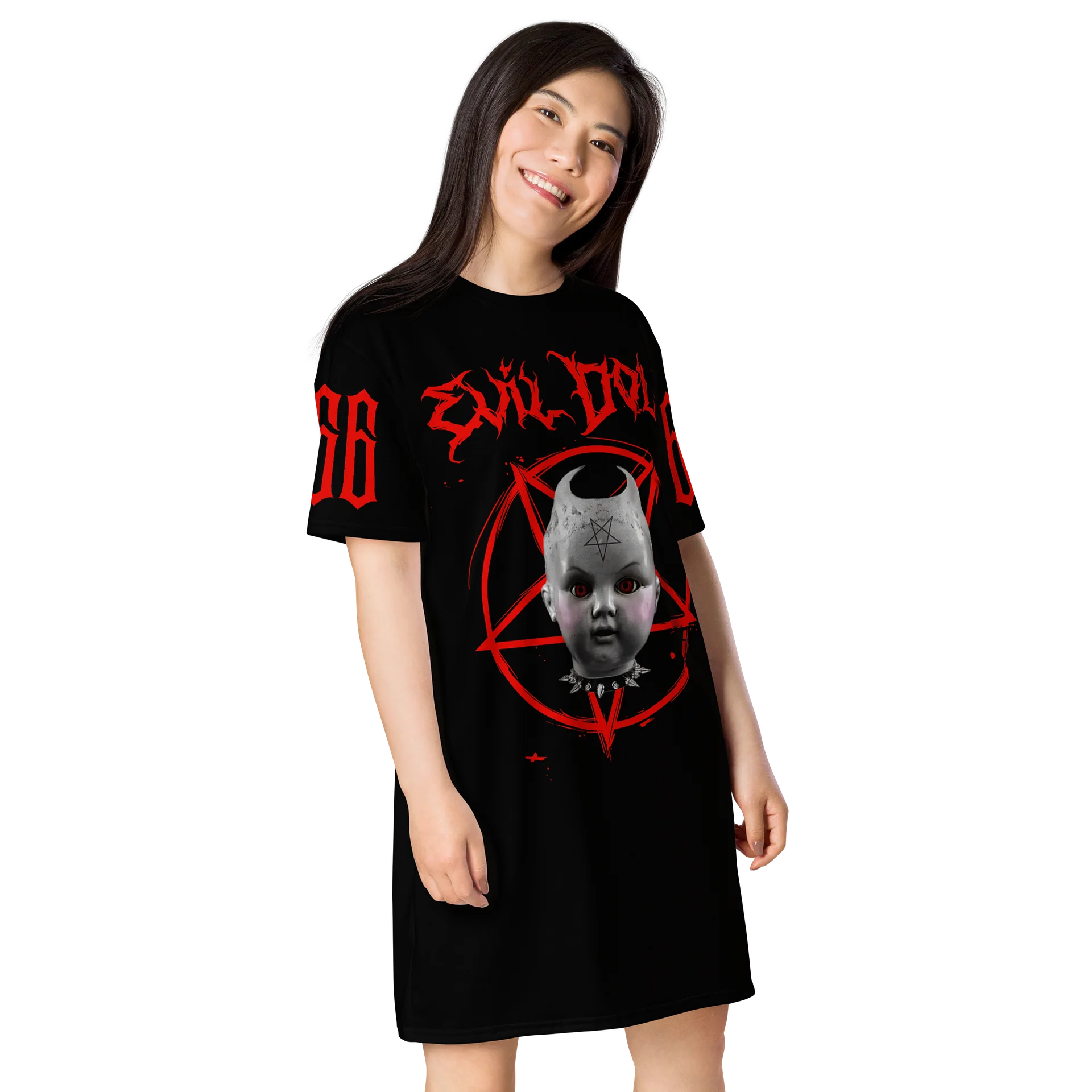 EVIL DOLL T-SHIRT DRESS product image (4)