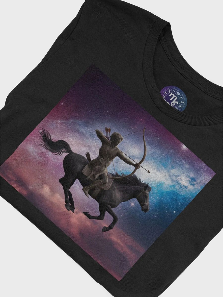 Sagittarius Zodiac Unisex Supersoft T-Shirt with Galactic Design product image (7)