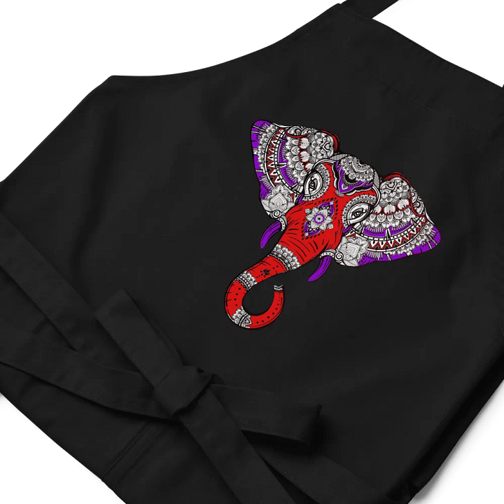 Indian Elephant Cotton Twill Apron product image (2)