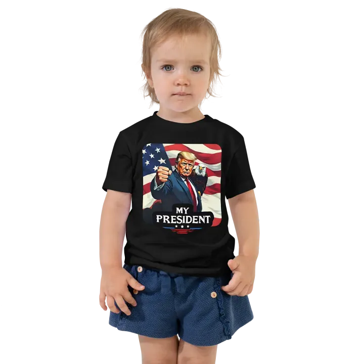 Toddler T-Shirt: Trump, My President, with Eagle product image (1)
