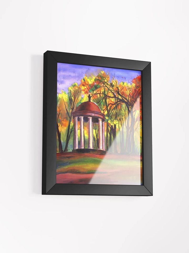 Autumn Pavilion Impressions Framed Poster - Romantic Gazebo product image (12)