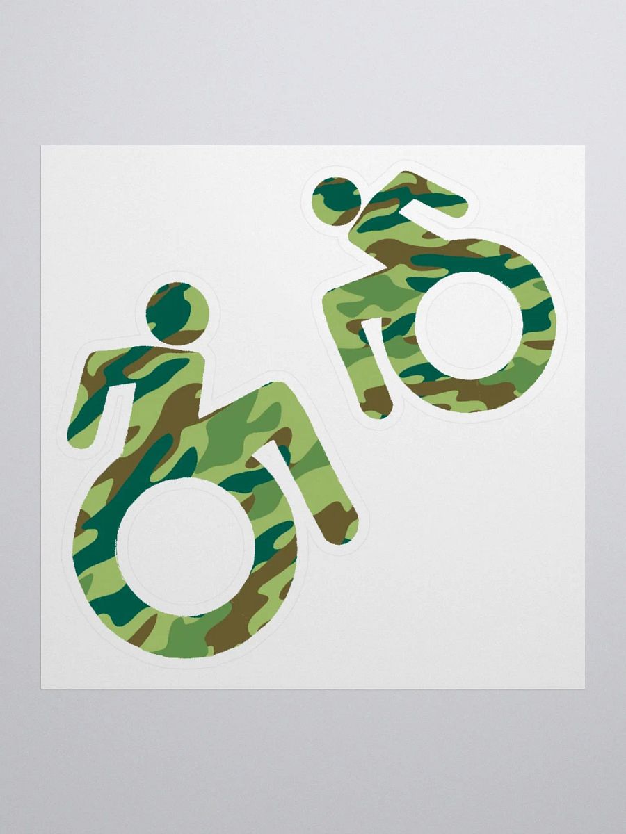 Wheelie, Green Camo Sticker Sheet product image (1)