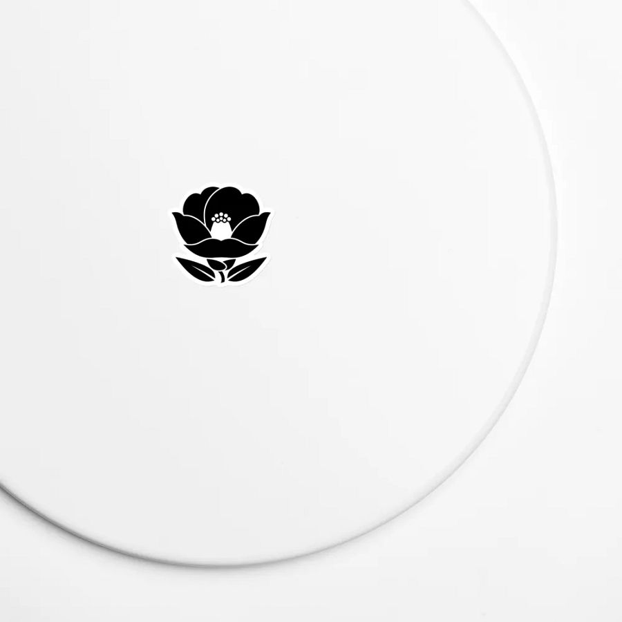 Nest of Smoke Tsubaki Crest (Black) ✦ Die-Cut Magnets product image (5)