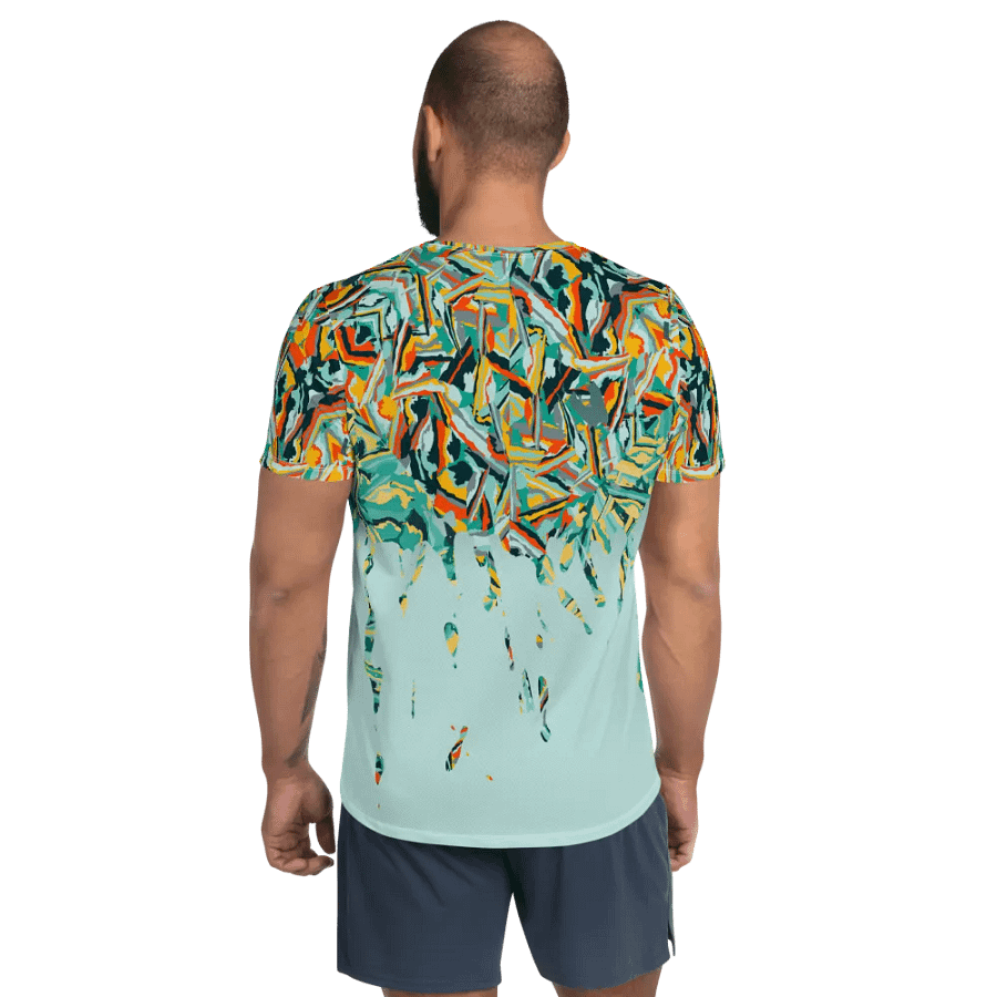 Colorful Destruction | Men´s Athletic T-Shirt product image (2)