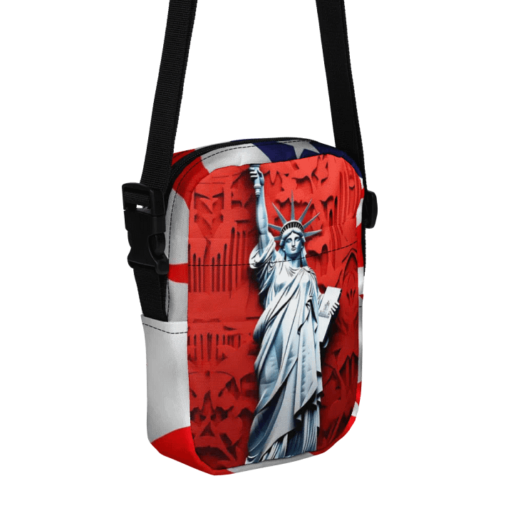 Buhay Tuklas Liberty Red Textured Crossbody Bag product image (1)