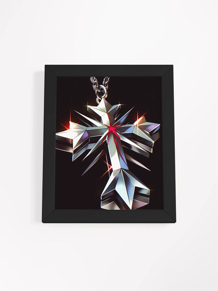 Metallic Cross Framed Poster product image (1)