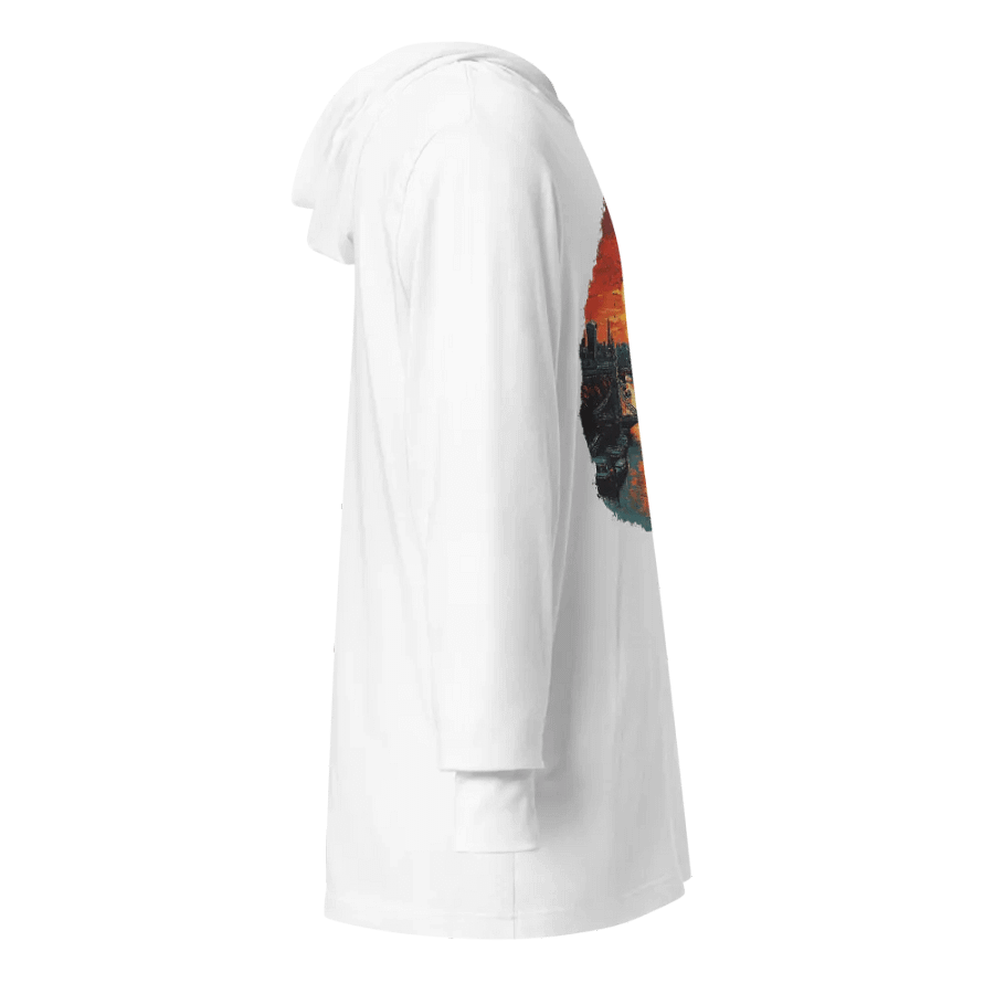 London Sunset Unisex Hooded Tee – Tower Bridge & City Lights product image (10)