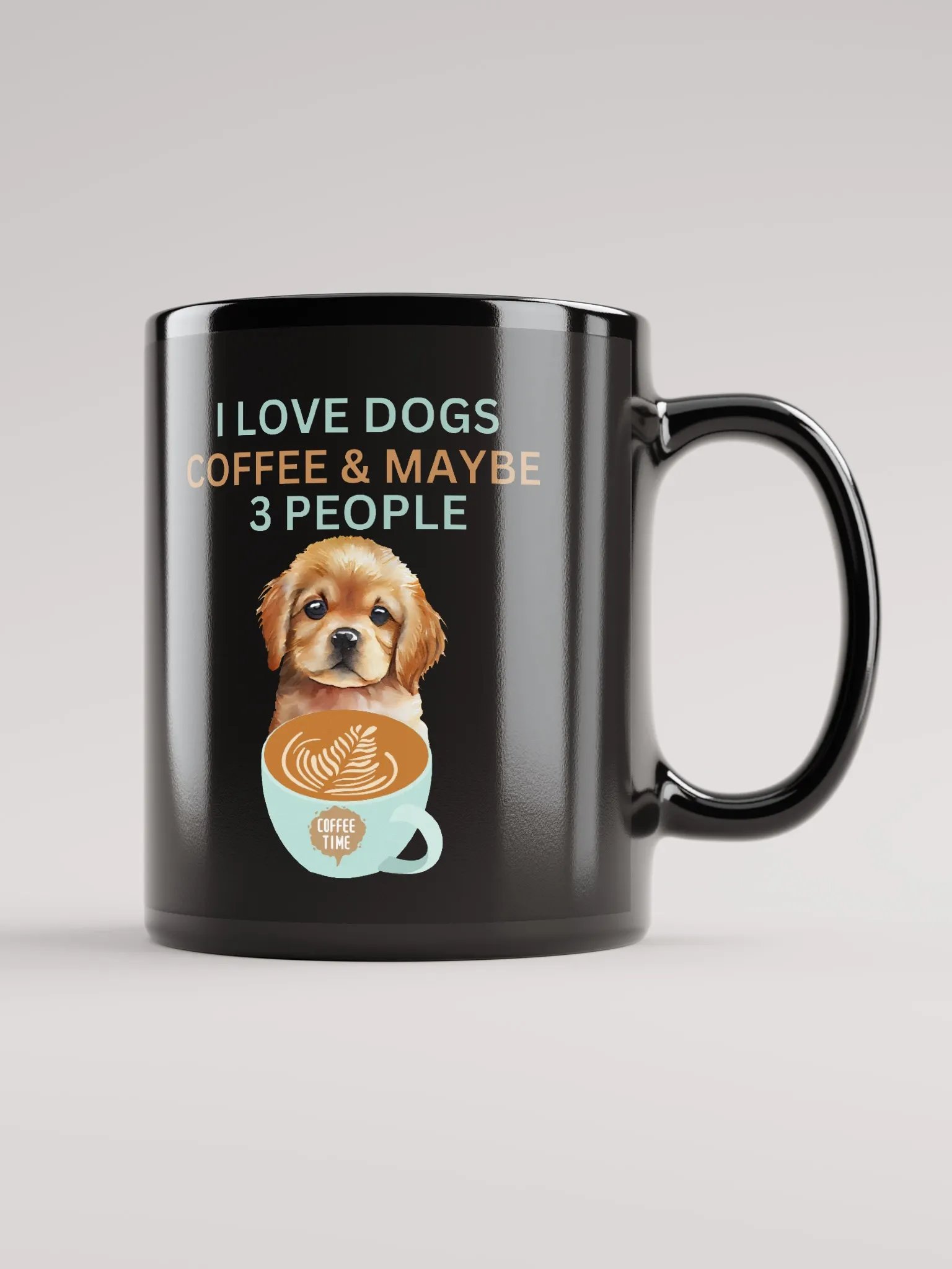 " I Love Dogs, Coffee & Maybe 3 People " Coffee Mug product image (1)