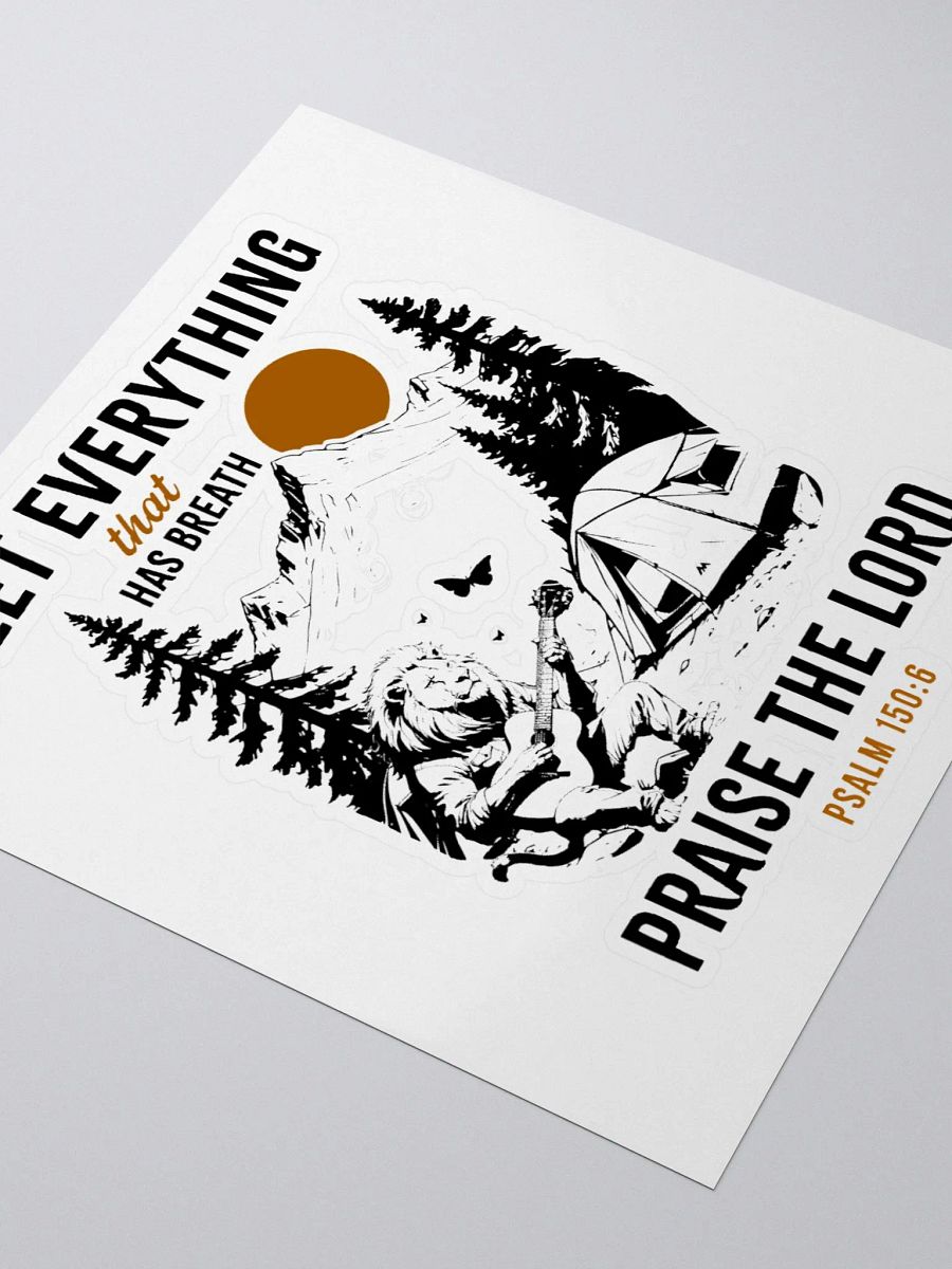 Psalm 150:6 Kiss Cut Stickers product image (9)