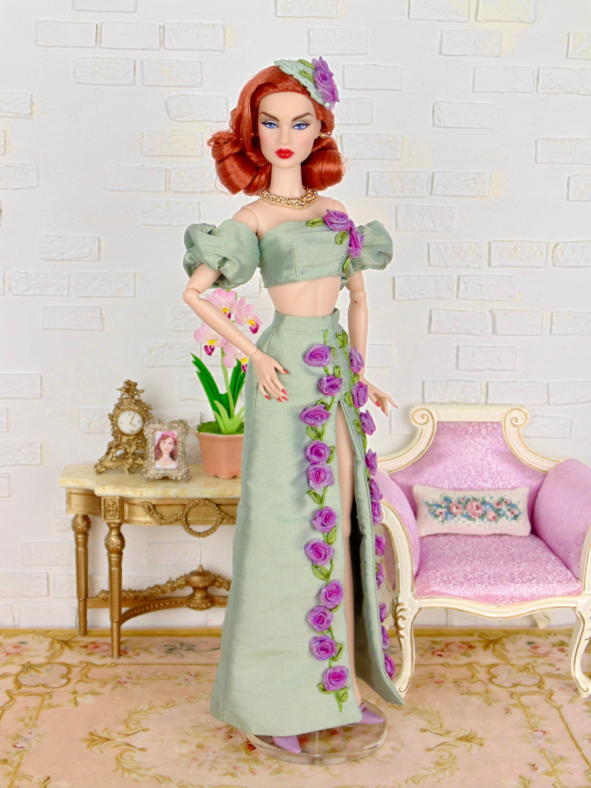 Adeline OOAK fashion for 12” fashion dolls product image (2)