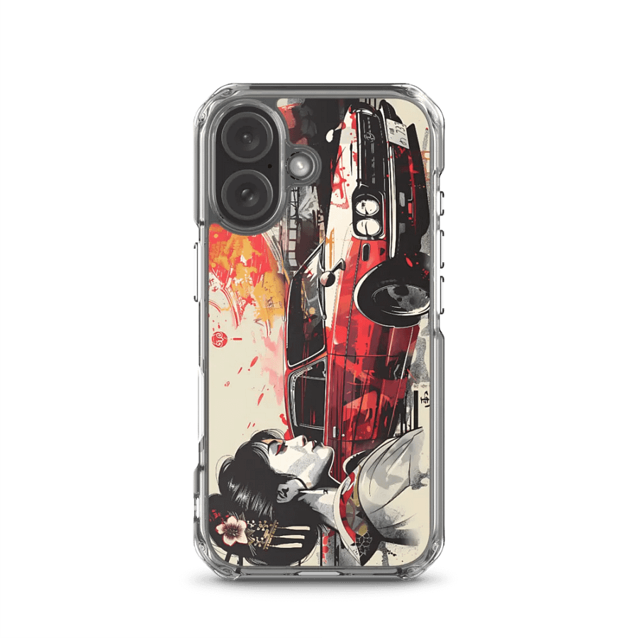 Rising Sun Red Car iPhone® Case product image (23)