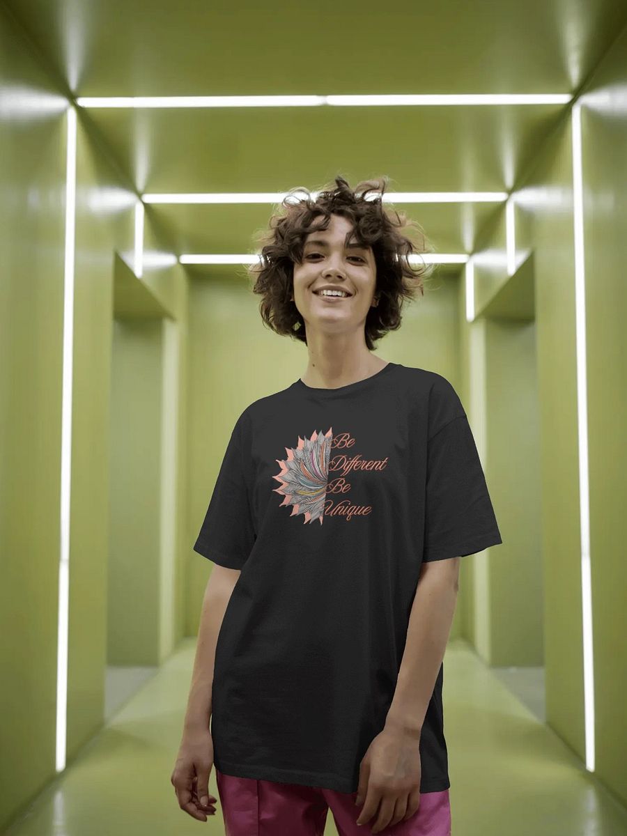Unique Colourful Flower Unisex Eco T-Shirt product image (1)