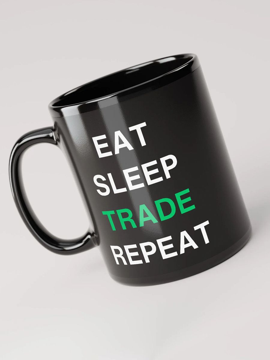 Eat, Sleep, Trade, Repeat Distorted Mug product image (3)
