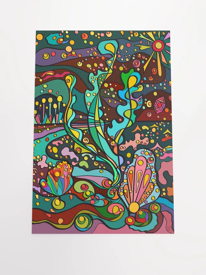 Whimsical Dreamscape Poster - Resort Night product image (1)