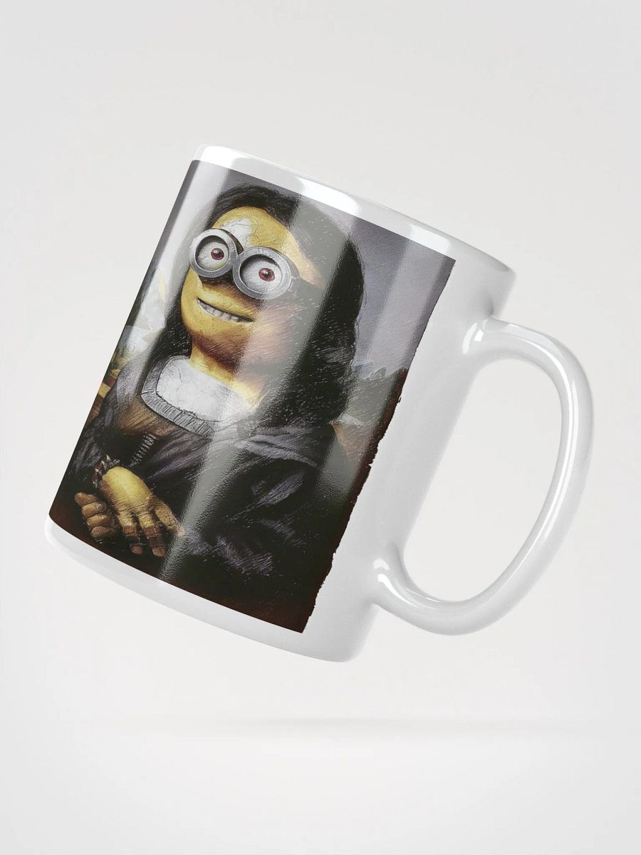 Mona Minion #Humorous Glossy Mug - White product image (2)