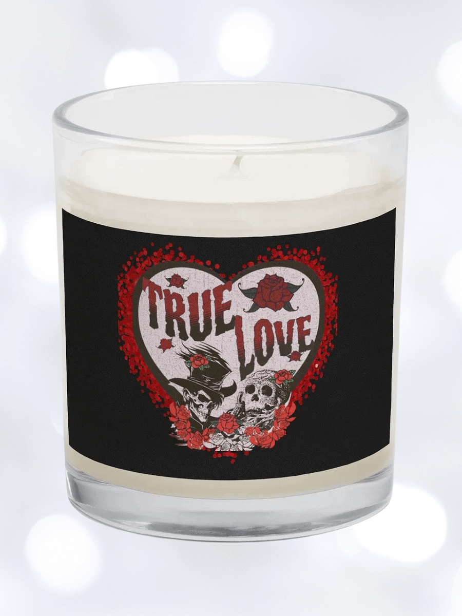 True Love Red & Black Design Candle product image (1)