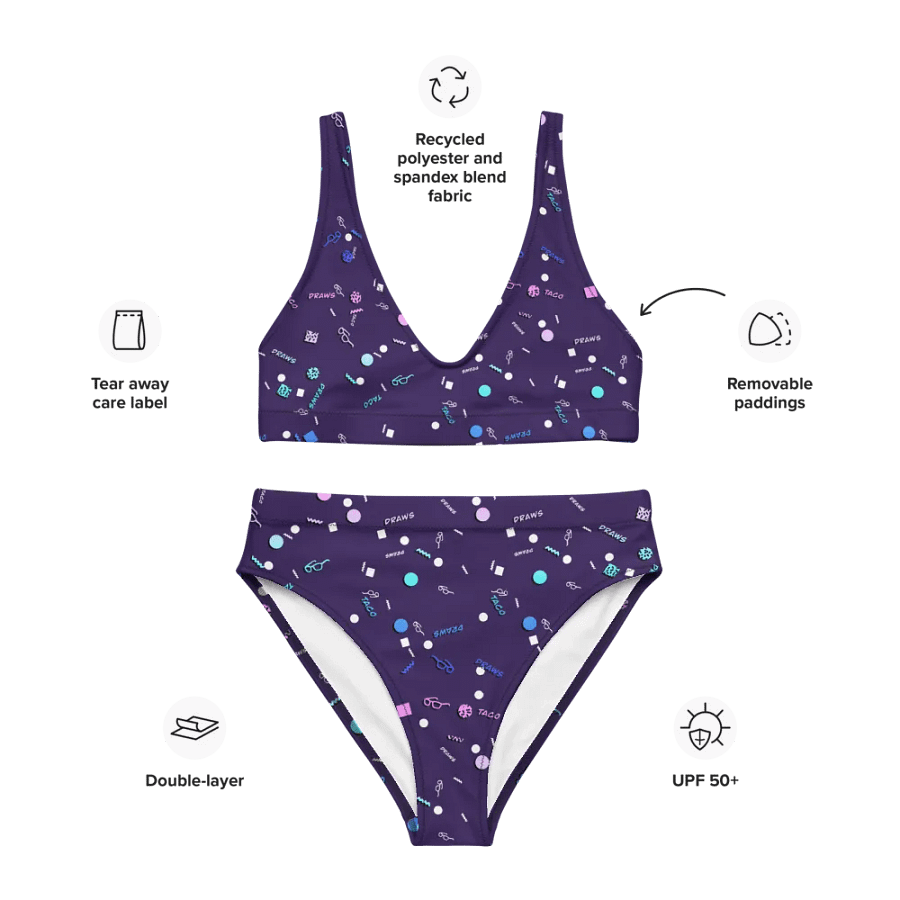 TacoDraws Retro Pattern Bikini product image (11)
