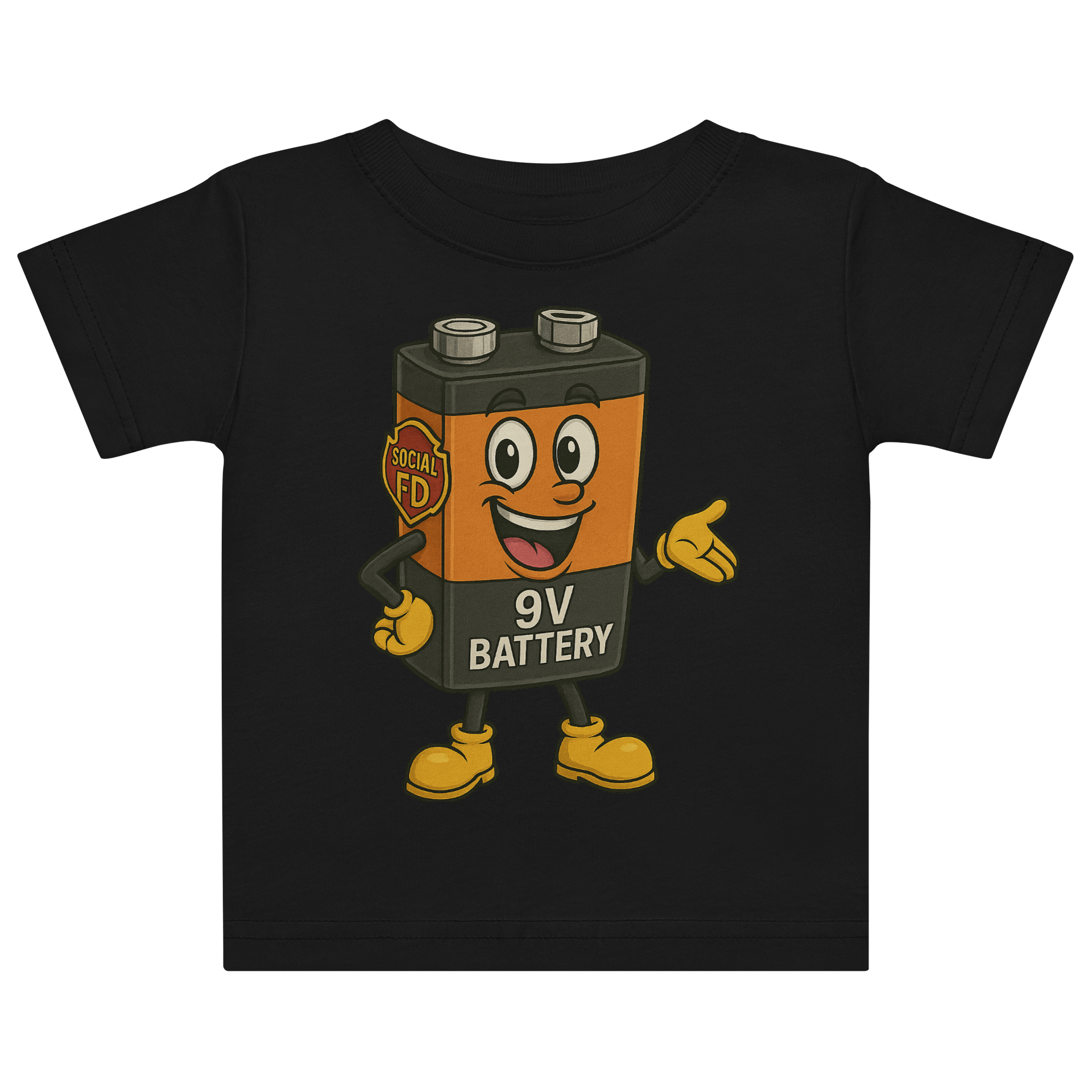 Energize with Social FDs Battery Jersey T-Shirt product image (1)